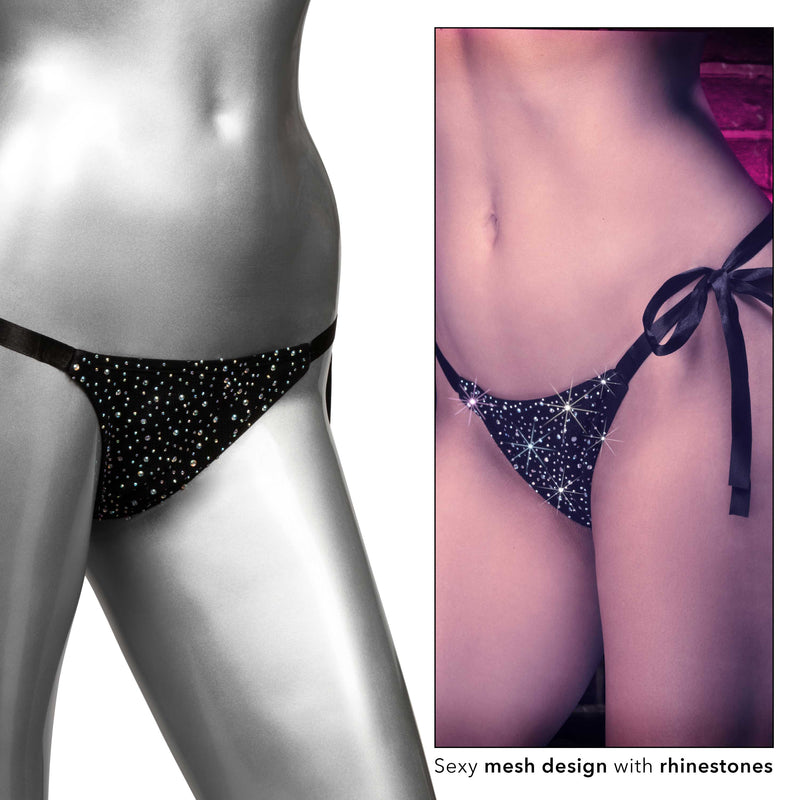 Radiance Side-Tie Panties in Black