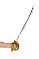 Gold Hilt Pirate Cutlass Sword Costume Prop