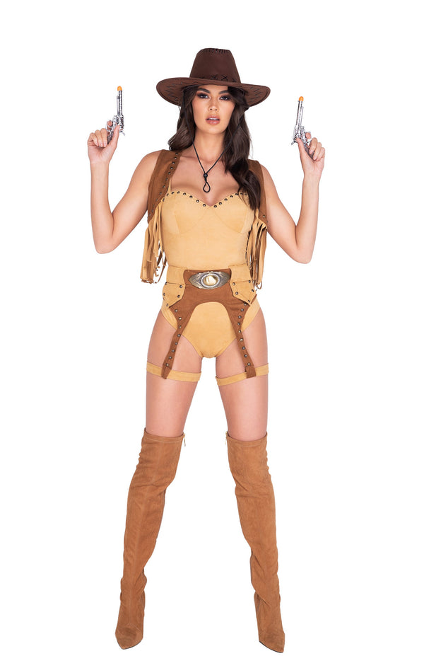 Wild West Babe Costume Four Piece Set