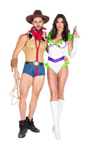 Sexy Space Ranger Romper Set with Gloves