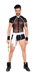 Sinful Priest Sheer Bodysuit Costume Set