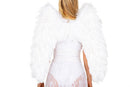 White Feather Angel Wings Costume Accessory