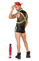 Fireman Chief Mesh Romper Set – Barely-There Costume