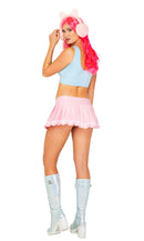 Game Over Gamer Girl Crop Top Mini Skirt Set