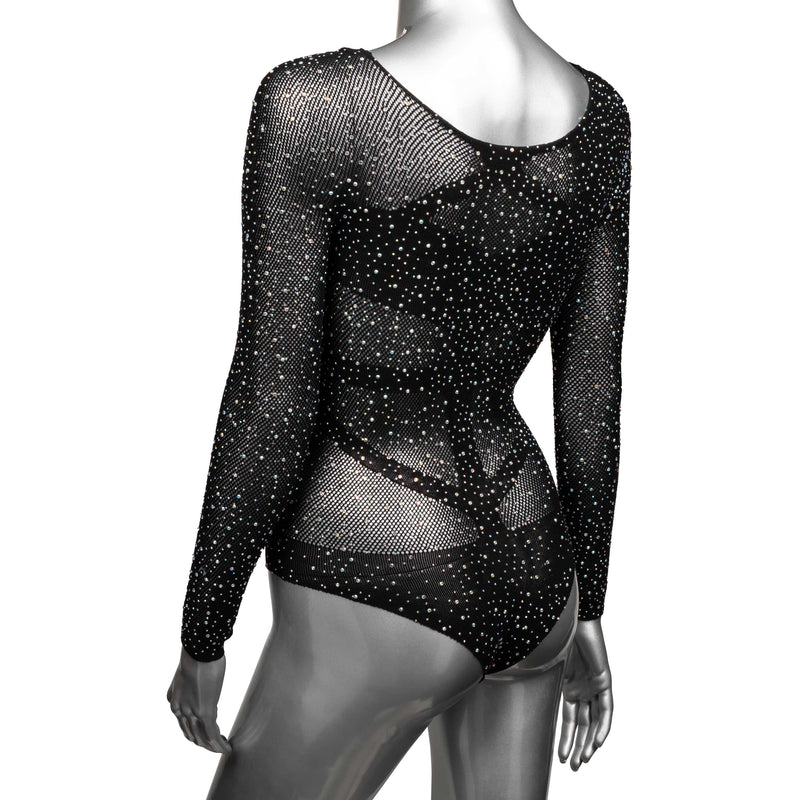 Radiance Long Sleeve Body Suit in Black