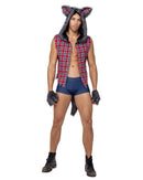 Werewolf Costume Set | Faux Fur Hood, Trunks & Gloves