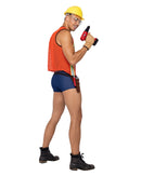 Skimpy Construction Worker Costume Set for Men
