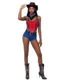 Bandana Cowgirl Four Piece Skimpy Set