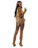 Hippie Babe Faux Fur Fringe Four Piece Festival Set