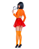 Velma Cut-Out Crop Top Mini Skirt Costume Set