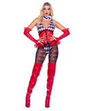 Harlequin Jester Corset Costume Set
