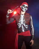 Skeleton Pirate Costume Set Dead Crew Skull Brocade