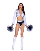 Las Vegas Cheerleader Set with Pom Poms