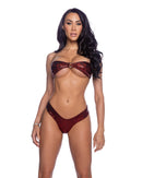 Shimmer Tie-Back Tube Top