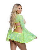 Sequin Bell Sleeve Shrug - view 6