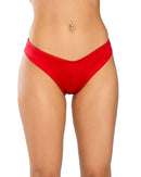 V-Waist Gathered Back Bottom