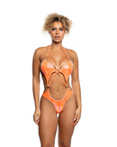 Five-Ring Foil Halter One-Piece - view 2