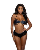 Sheer Flutter Ruffle Bottom - view 3