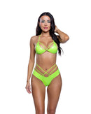 Holographic Python Strappy Two-Piece Set - view 4
