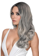 Silver and Ash Long Wavy Wig - view 3