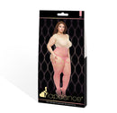 Pastel Ombre Fishnet Suspender Bodystocking - view 2