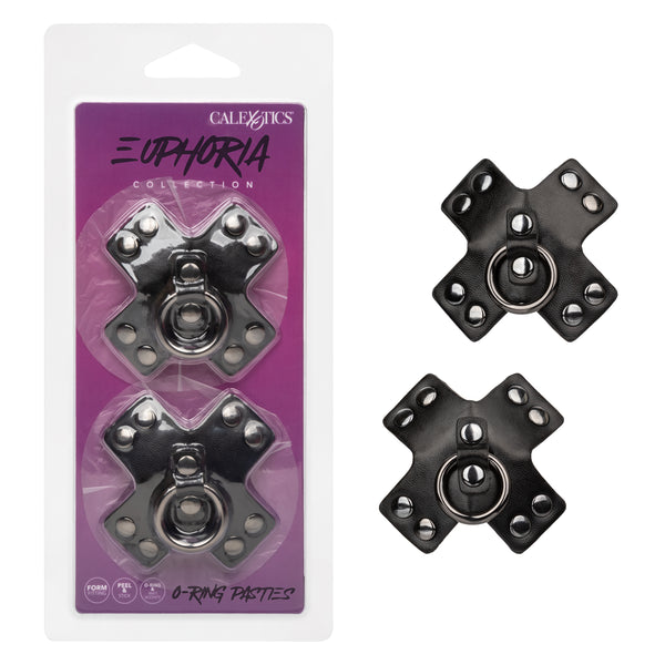 Euphoria Collection O-Ring Pasties in Black