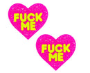 Pink Glitter Heart-Shaped Nipple Pasties
