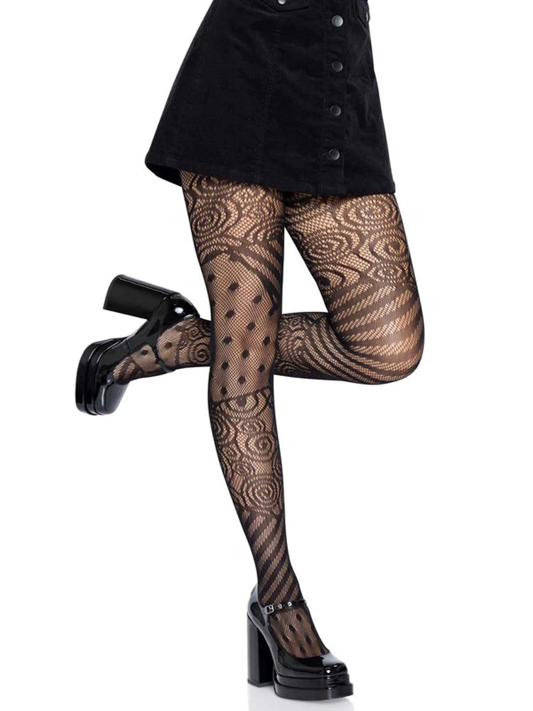 Doll Net Tights in Black