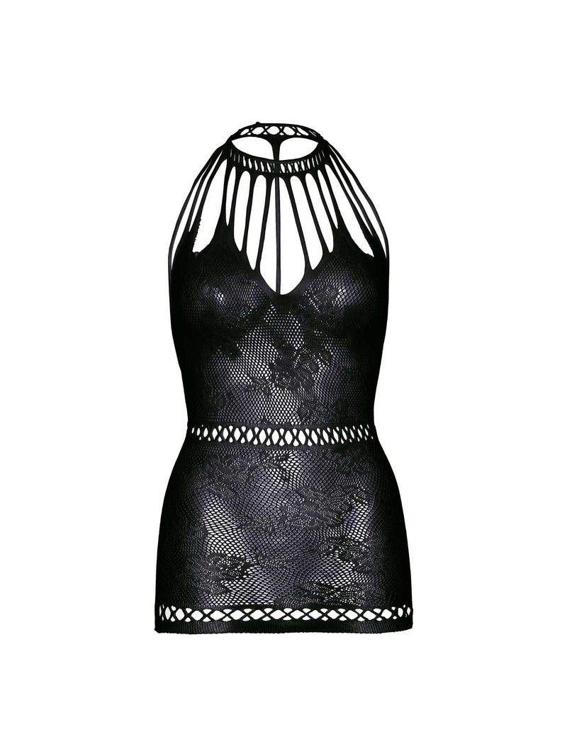 Lasting Love Lace Mini Dress in Black