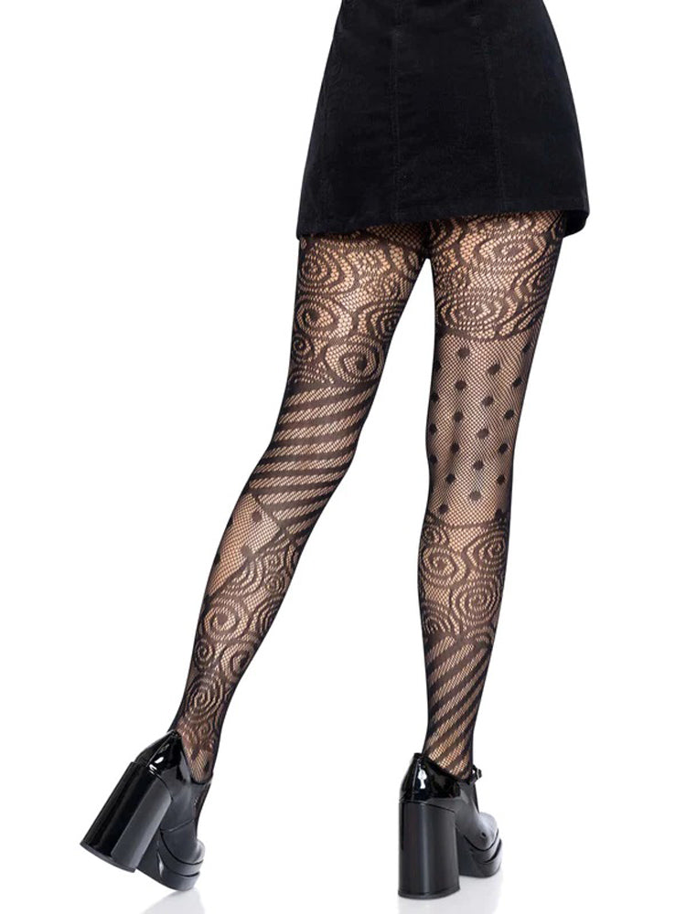 Doll Net Tights in Black