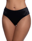 Curvy Size Black High-Cut Bottom