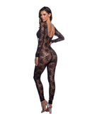 Long Sleeve Lace Bodysuit - view 2