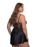 Keyhole Chantilly Lace Babydoll 2-Piece Set - view 11