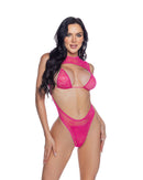 Chantilly Lace Keyhole Romper