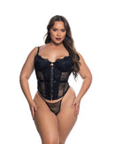 Eyelash Lace Balconette Corset - view 4