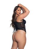 Eyelash Lace Balconette Corset - view 5