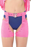 Playboy Pink Cowgirl Six Piece Costume Set