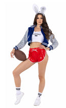 Playboy Football Bunny Six Piece Sequin Costume Set