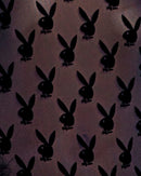 Playboy Bunny Logo Mesh Teddy With Marabou Trim - view 5