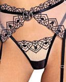 Playboy Bunny Kiss Three Piece Set Garter Short Set