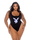 Playboy Bunny Logo Scoop Neck Bodysuit - view 3