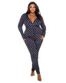 Playboy Bunny Diamond Print Union Suit - view 3