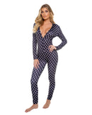 Playboy Bunny Diamond Print Union Suit
