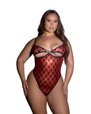 Playboy Bunny Logo Shimmer Mesh Cutout Teddy - view 7