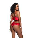 Playboy Bunny Print Peplum Two-Piece Lounge Set - view 6