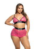 Playboy Floral Lace Two-Piece Lounge Set - view 3