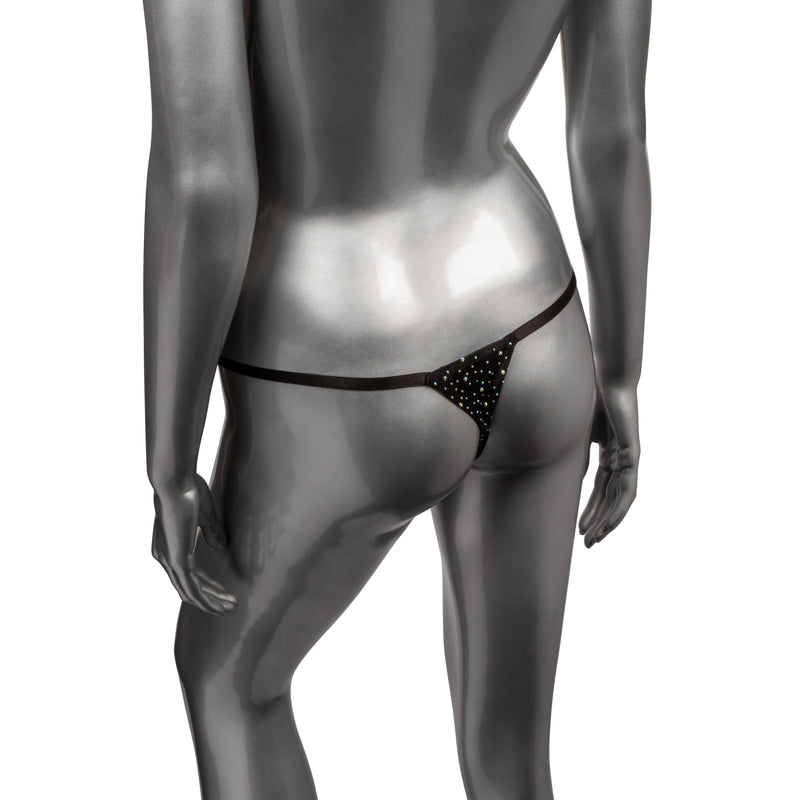 Radiance Crotchless Thong in Black