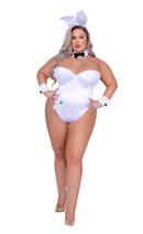 Playboy Bunny Costume Set | Black Satin Corset Bodysuit