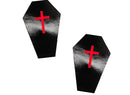 Red Cross Black Coffin Nipple Pasties