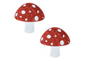 Red Glitter Mushroom Nipple Pasties